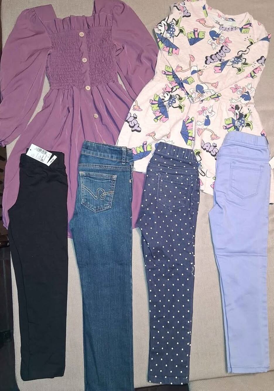 6 pc girls name brand clothes (4T)